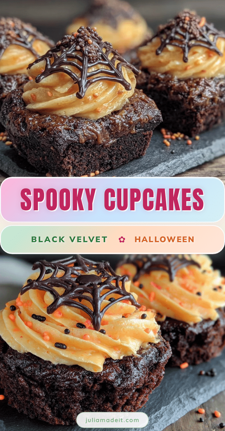 black velvet halloween cupcakes recipe