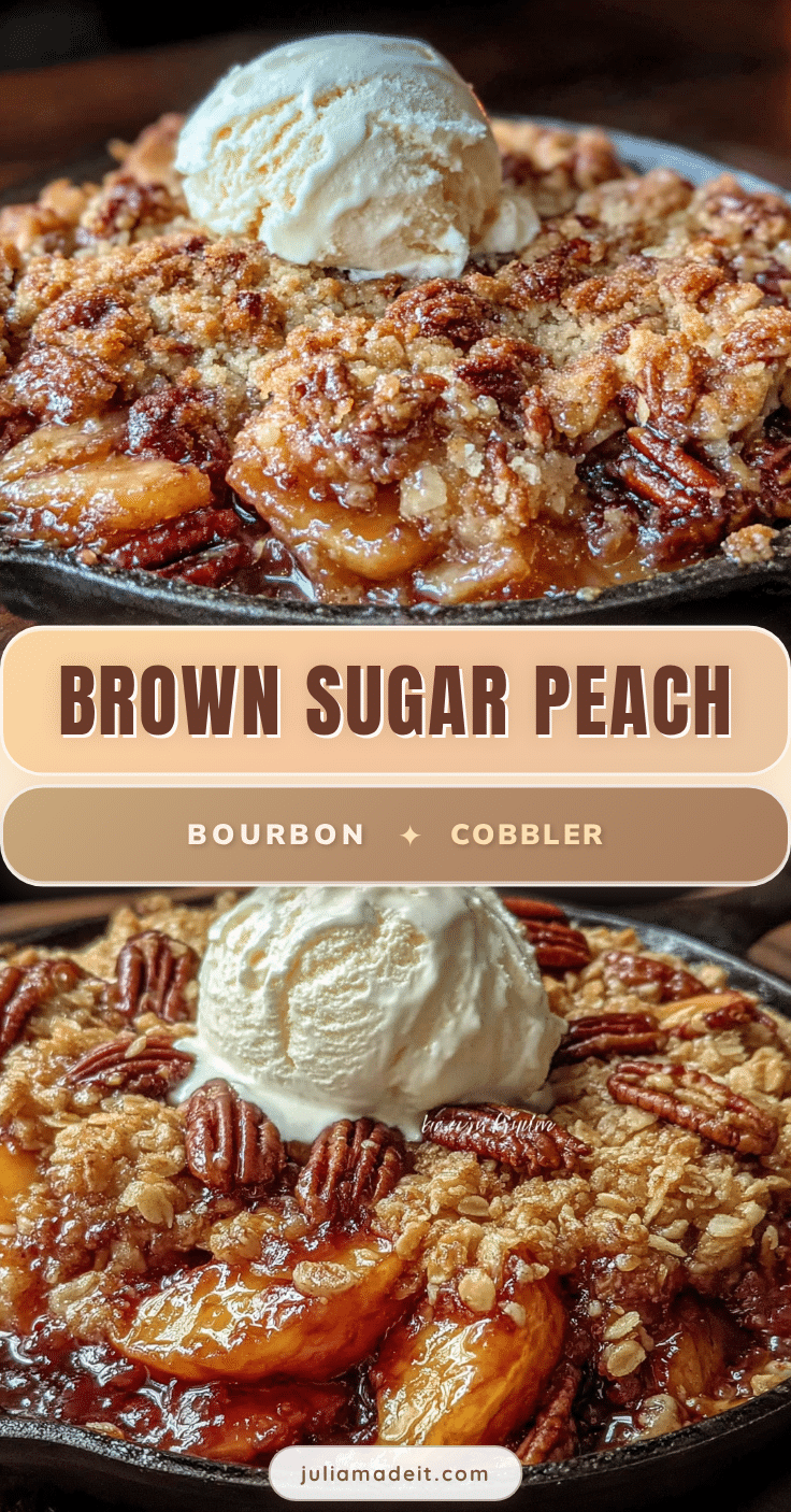 bourbon peach cobbler recipe