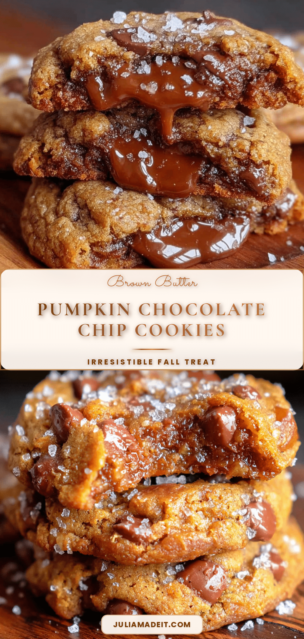 brown butter pumpkin chocolate chip cookies recipe
