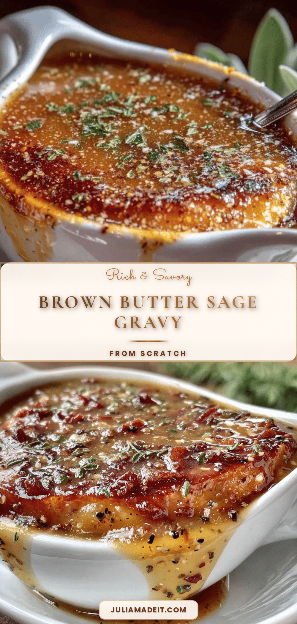 brown butter sage gravy recipe