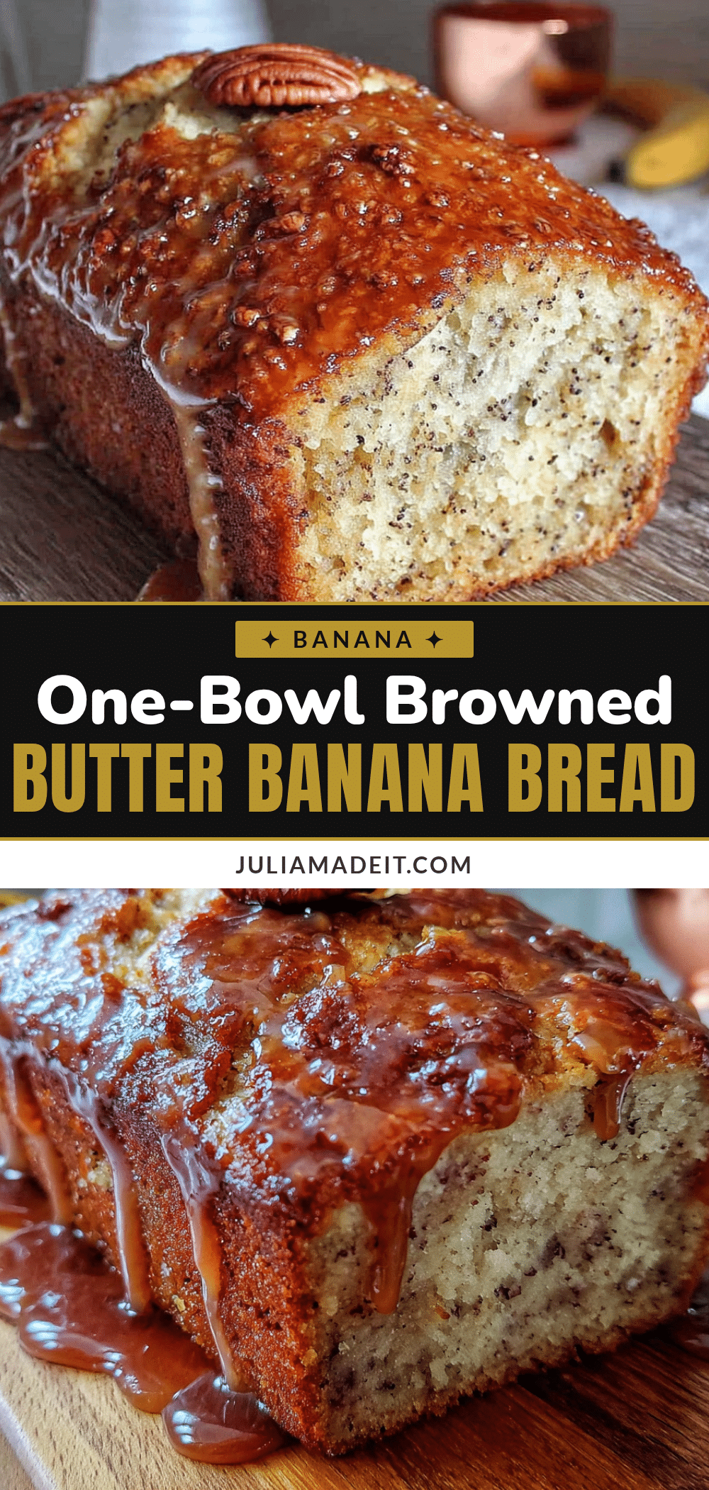 browned butter banana bread recipe