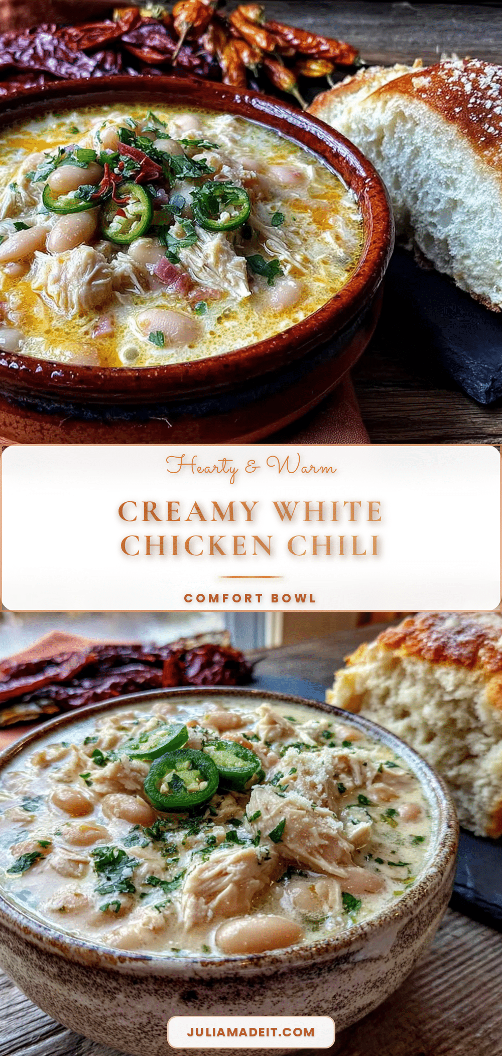 creamy white chicken chili with cannellini beans recipe
