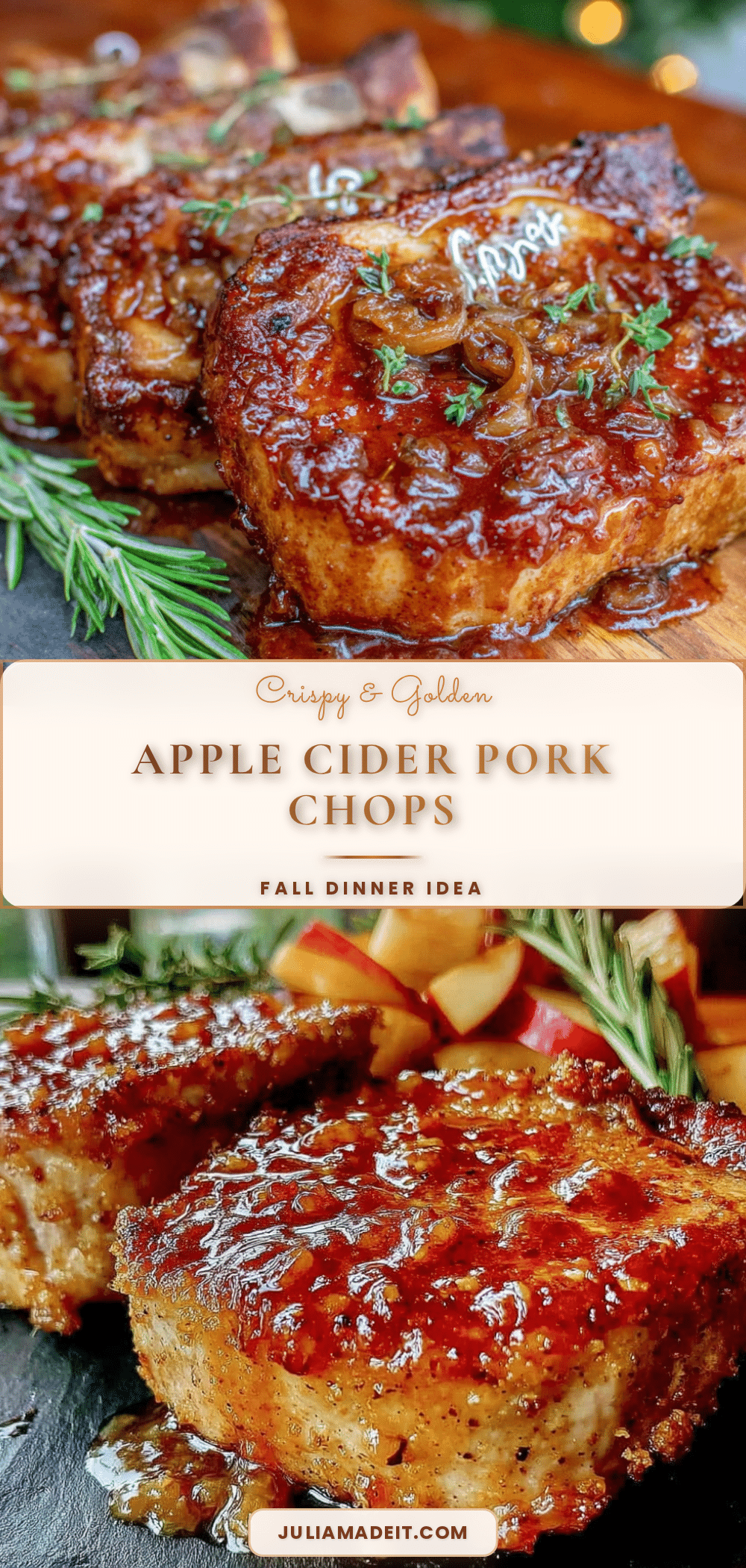 crispy apple cider pork chops recipe