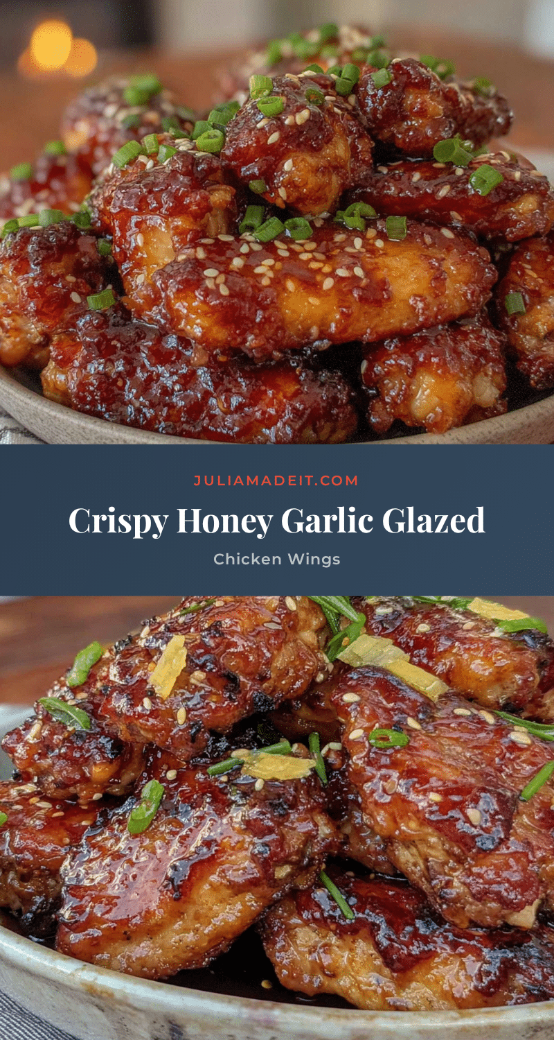 crispy honey garlic chicken wings recipe