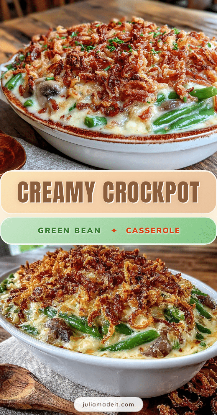 crockpot green bean casserole recipe