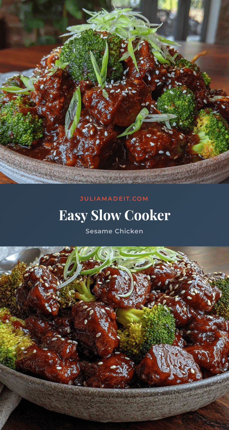 crockpot sesame chicken recipe