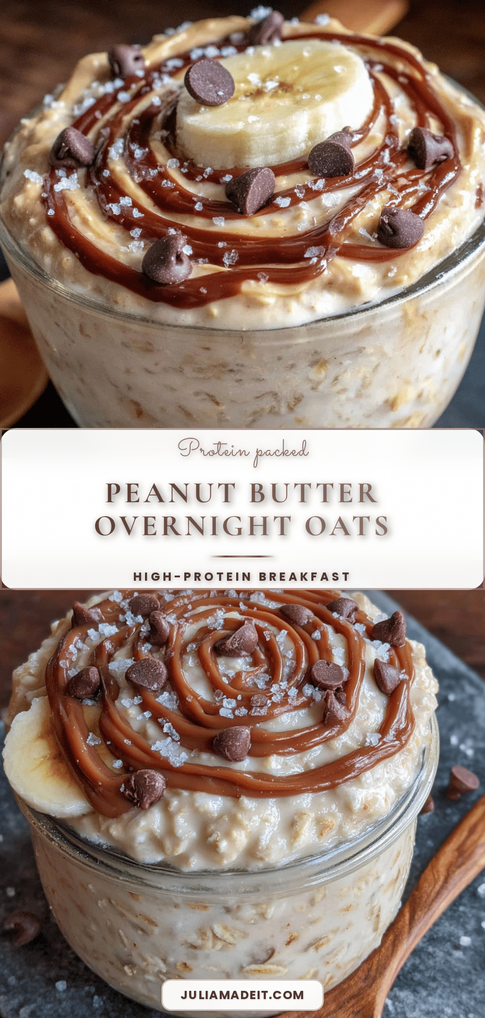 easy high protein overnight peanut butter oats recipe