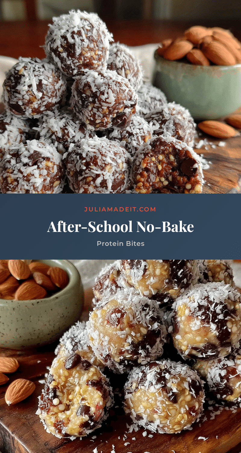 easy no-bake protein energy bites for after school recipe