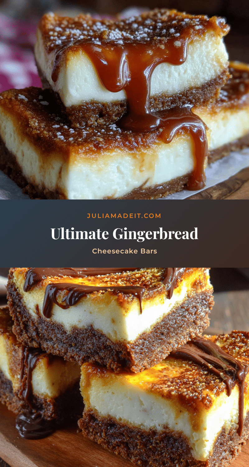 gingerbread cheesecake bars recipe