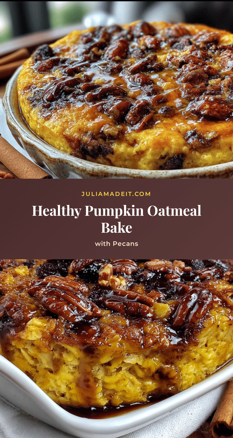 healthy pumpkin oatmeal bake recipe