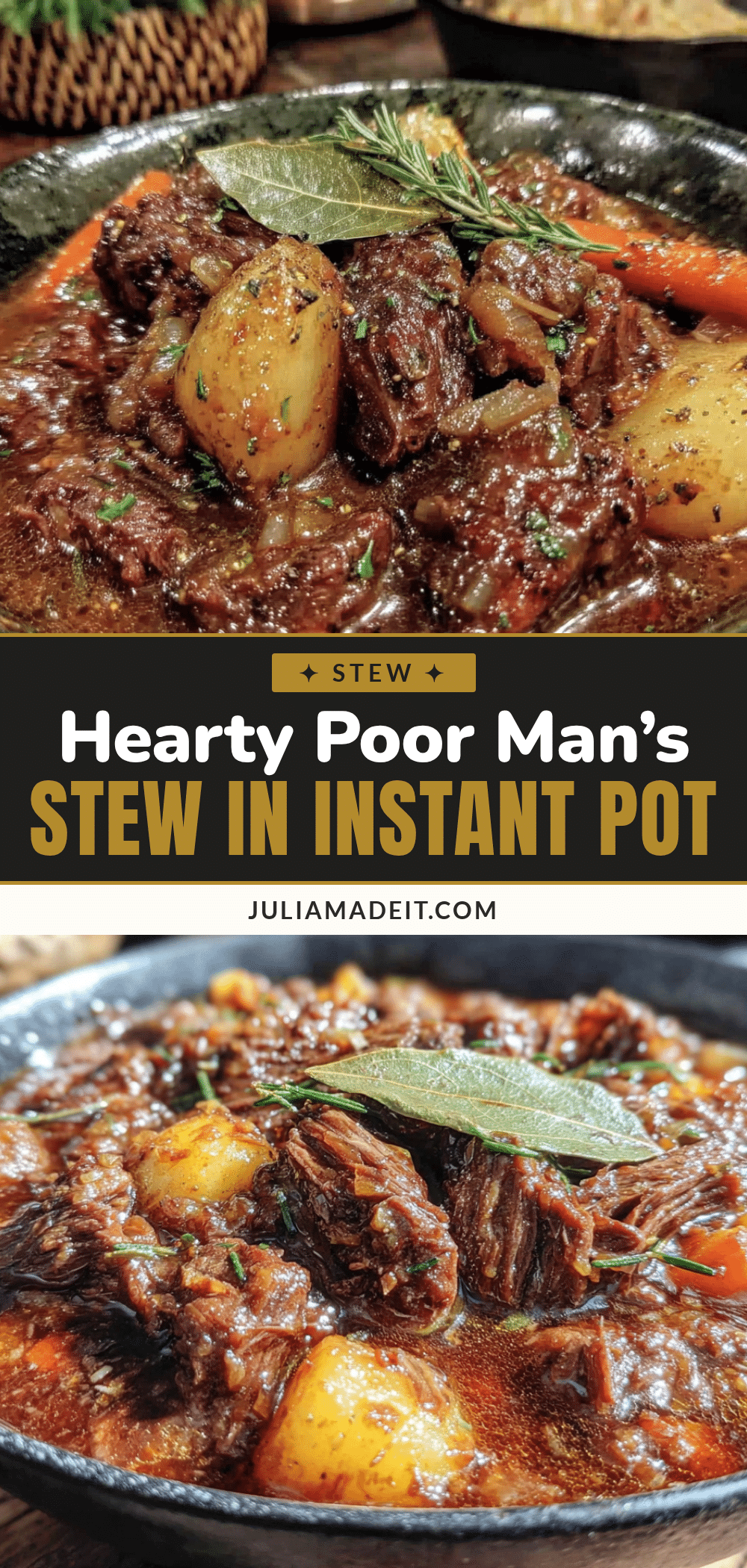 instant pot poor mans stew recipe