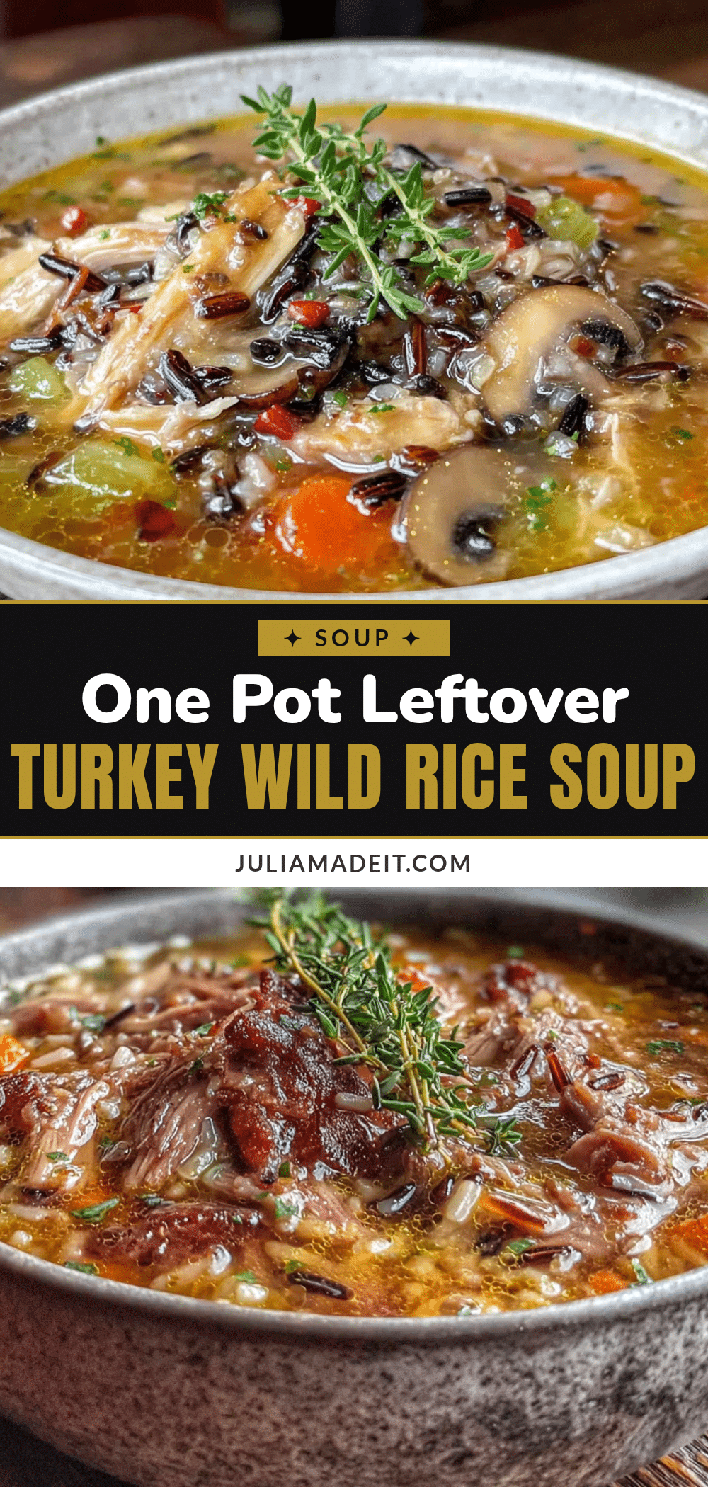 leftover turkey and wild rice soup recipe