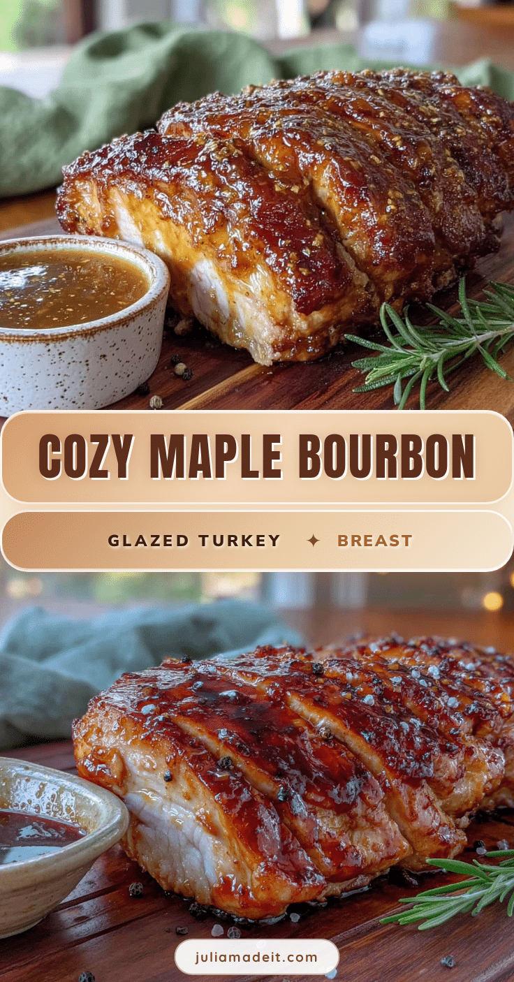 maple bourbon glazed turkey breast for two recipe