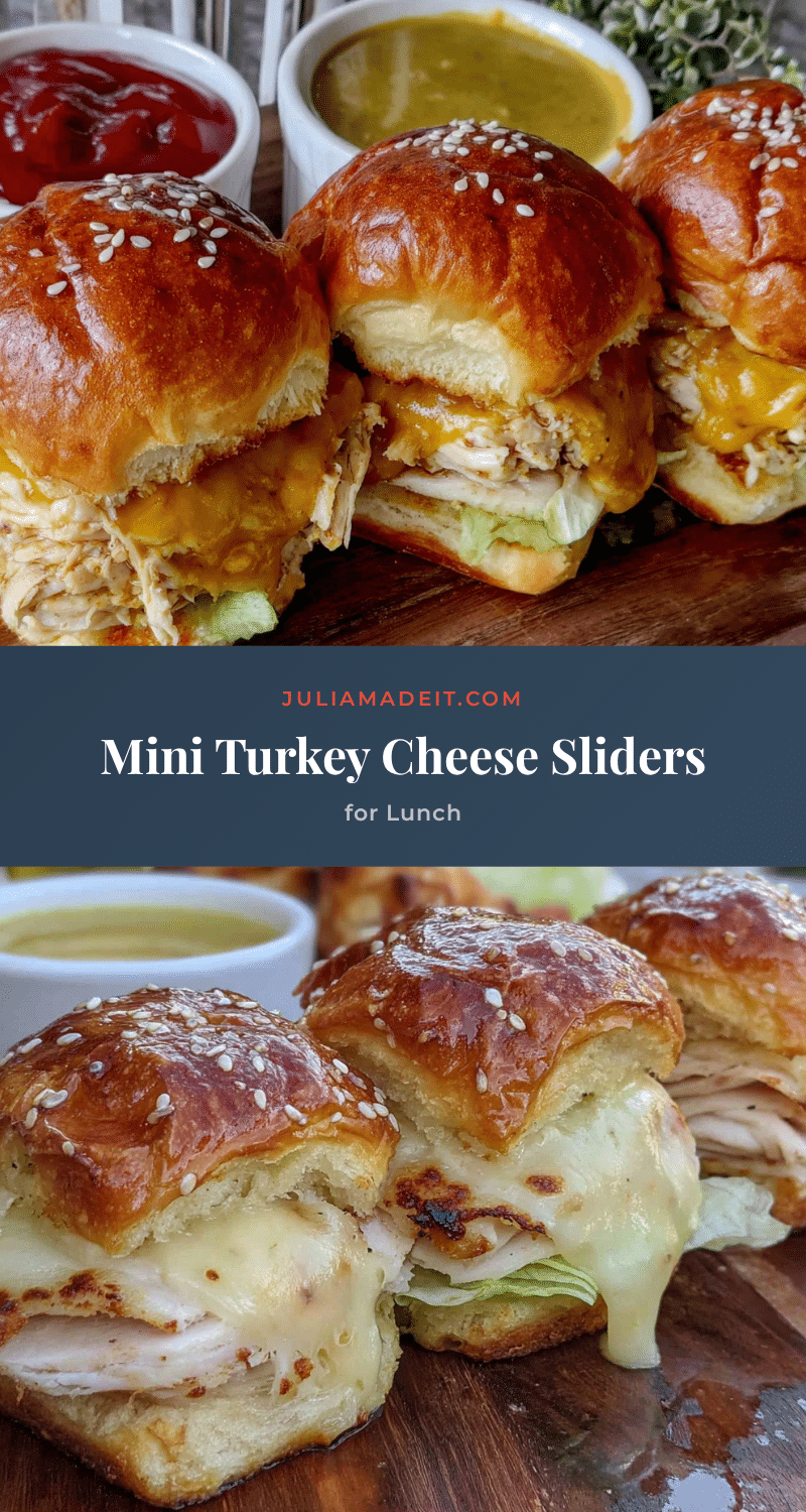 mini turkey and cheese sliders recipe