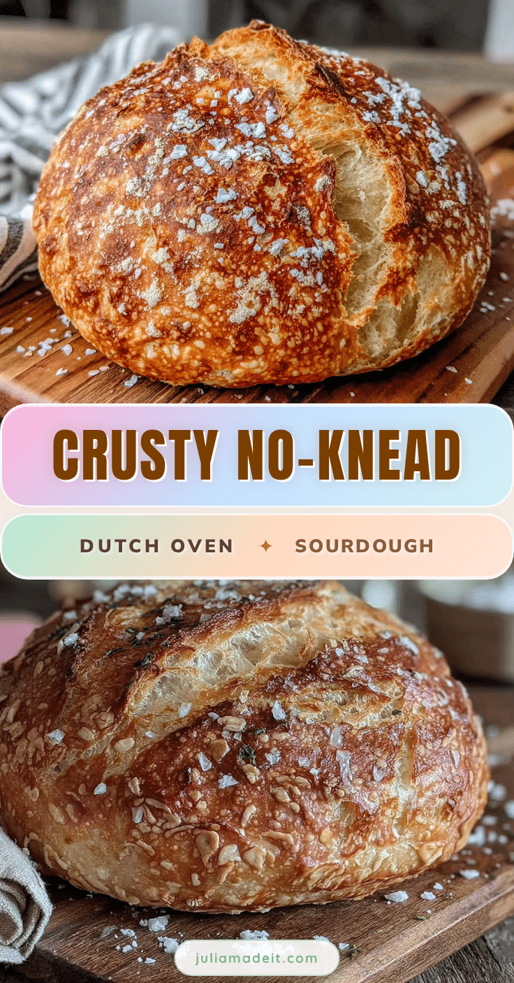 no-knead sourdough bread recipe