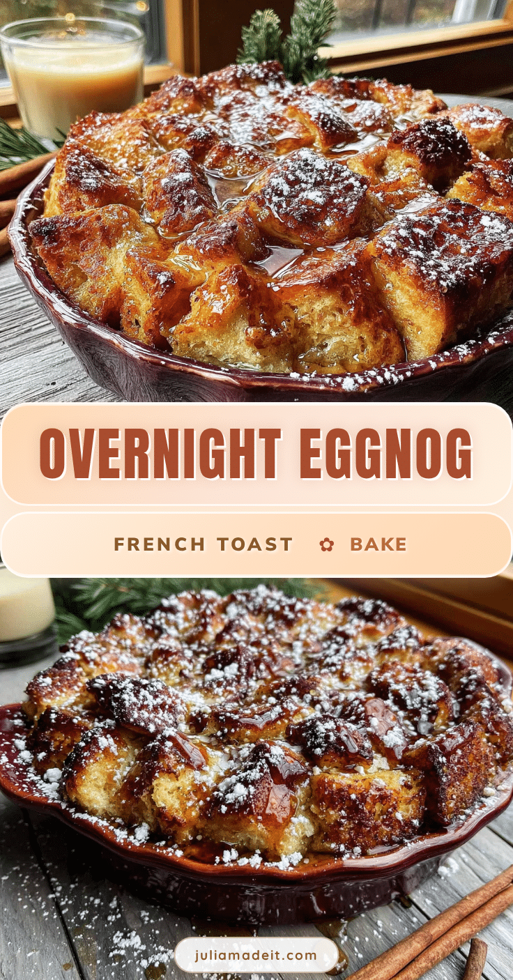 overnight eggnog french toast bake recipe