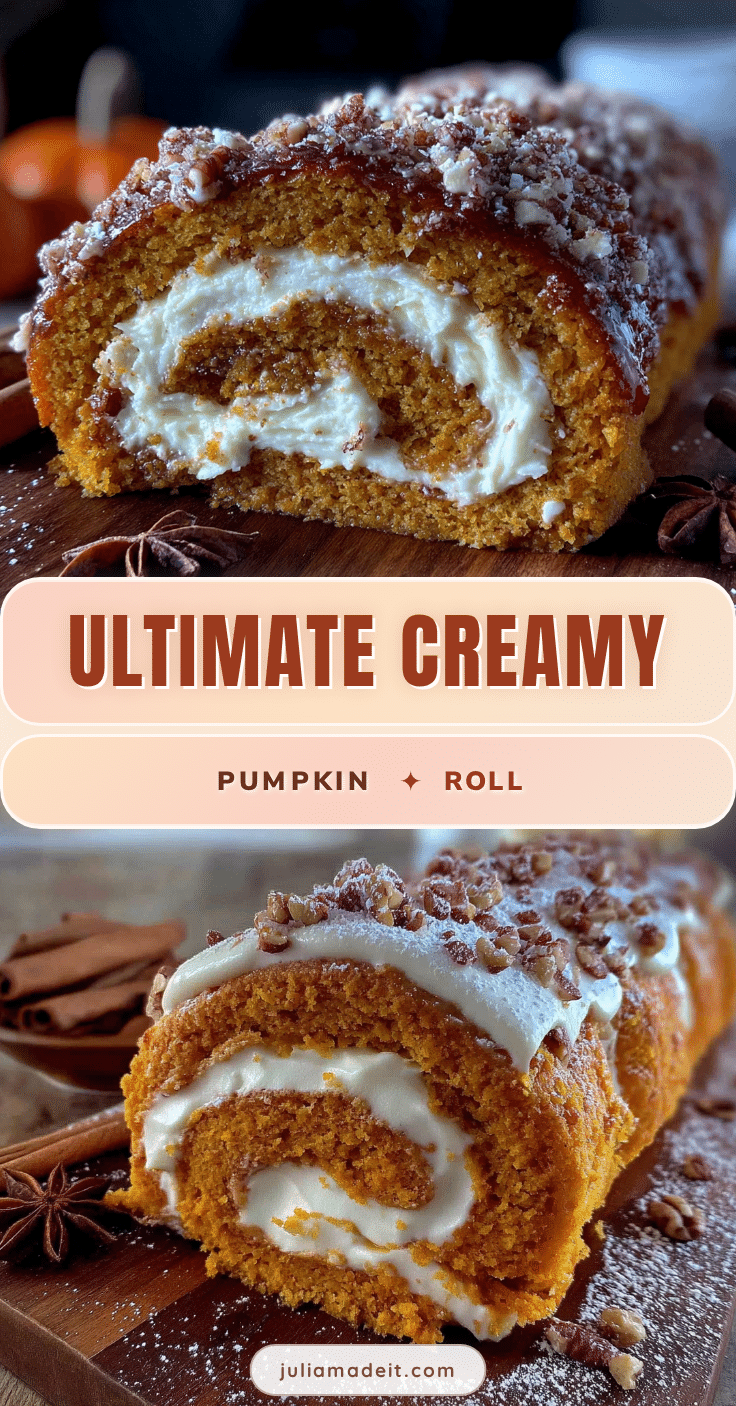 perfect creamy pumpkin roll recipe