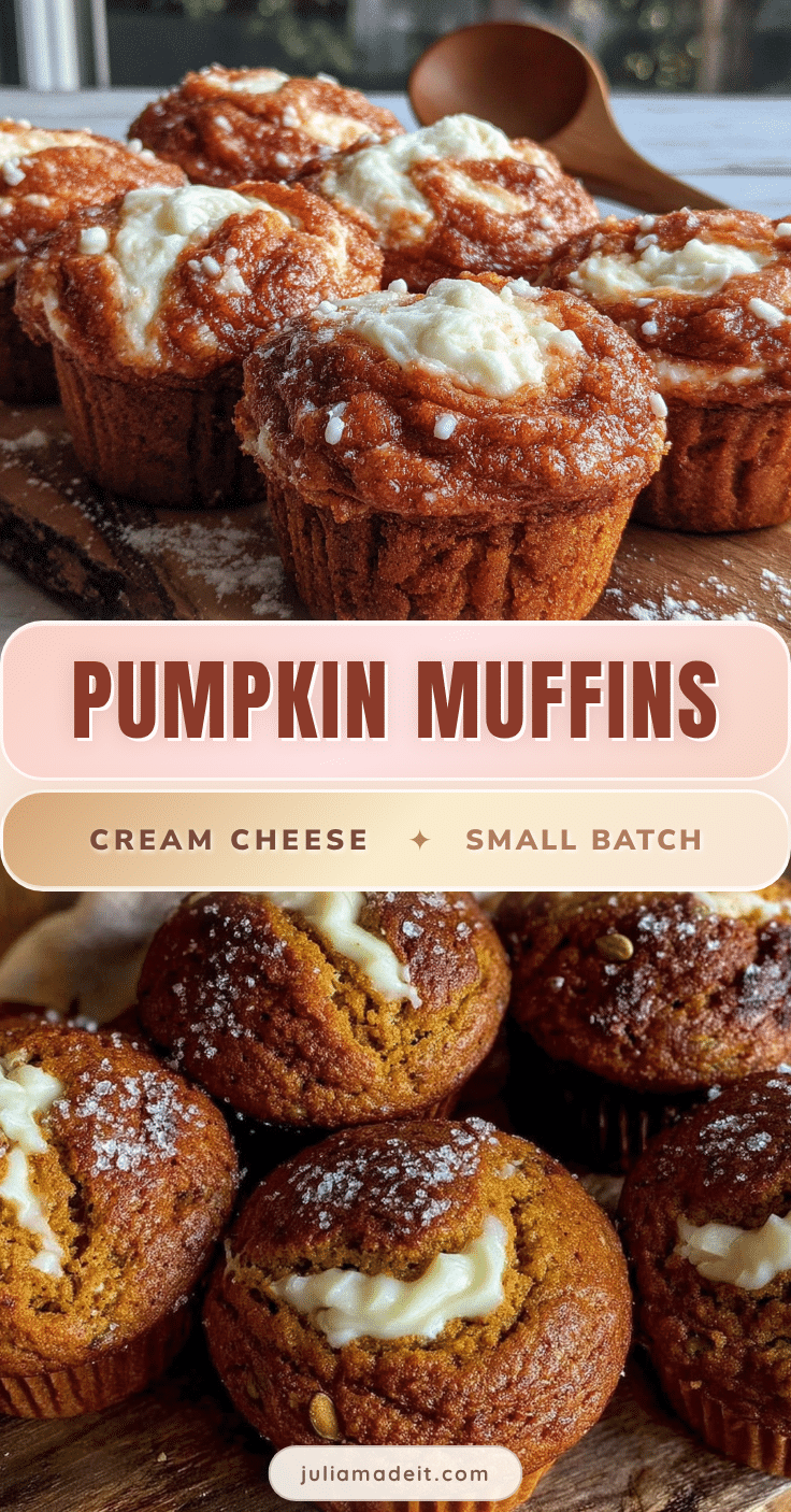 pumpkin cream cheese muffins recipe