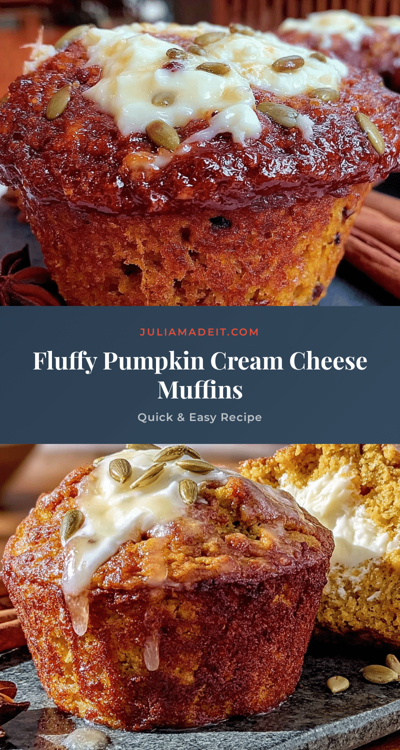 pumpkin cream cheese muffins recipe