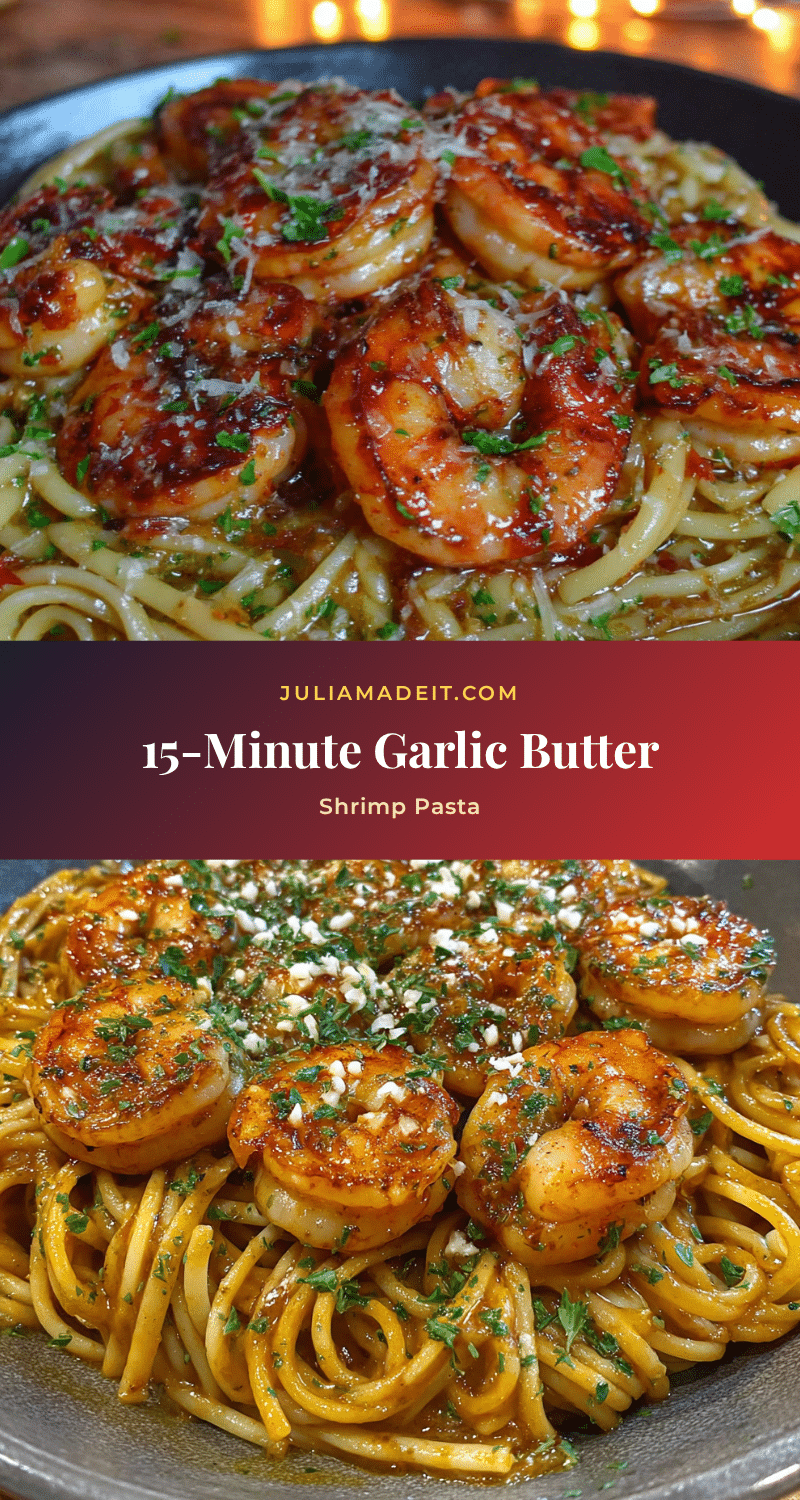 quick garlic butter shrimp pasta recipe