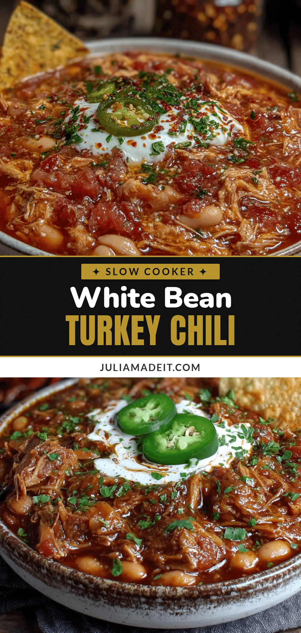 slow cooker turkey chili recipe