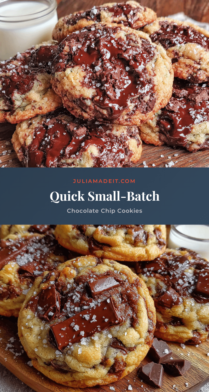 small batch chocolate chip cookies recipe