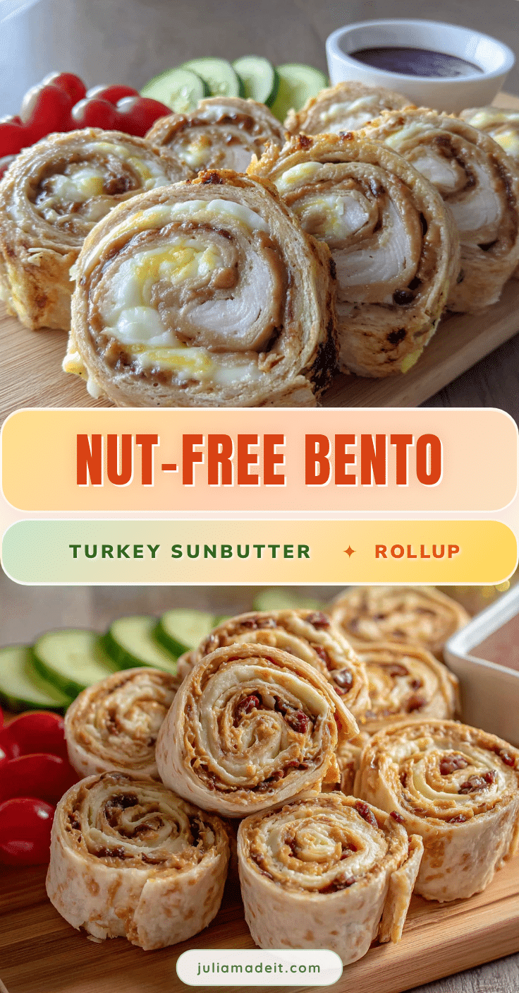 turkey sunbutter roll-up bento box recipe