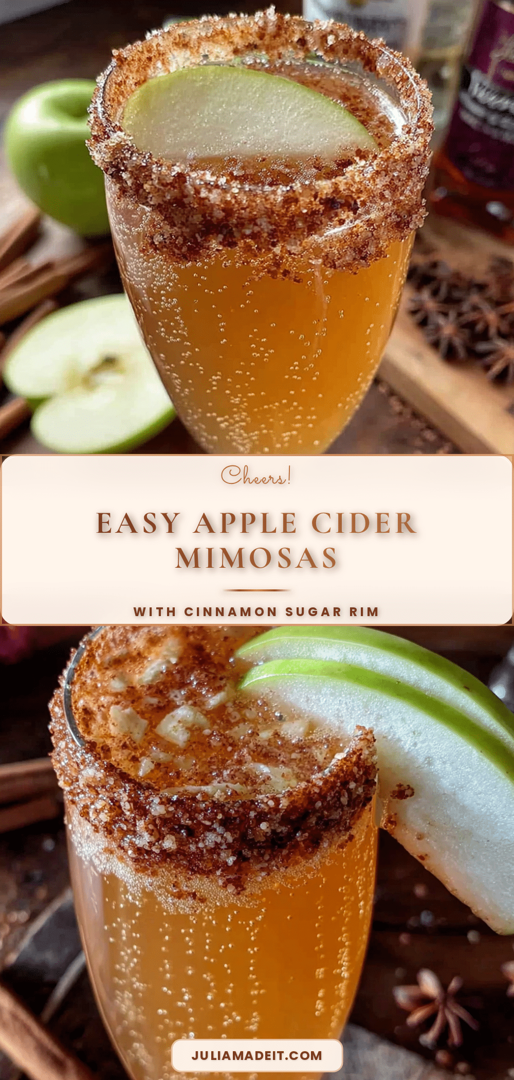 apple cider mimosas recipe