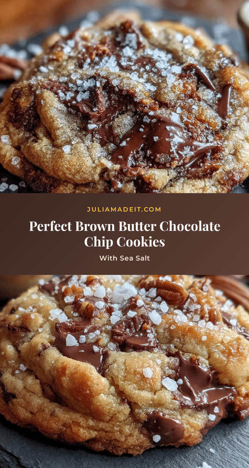 brown butter chocolate chip cookies with sea salt recipe