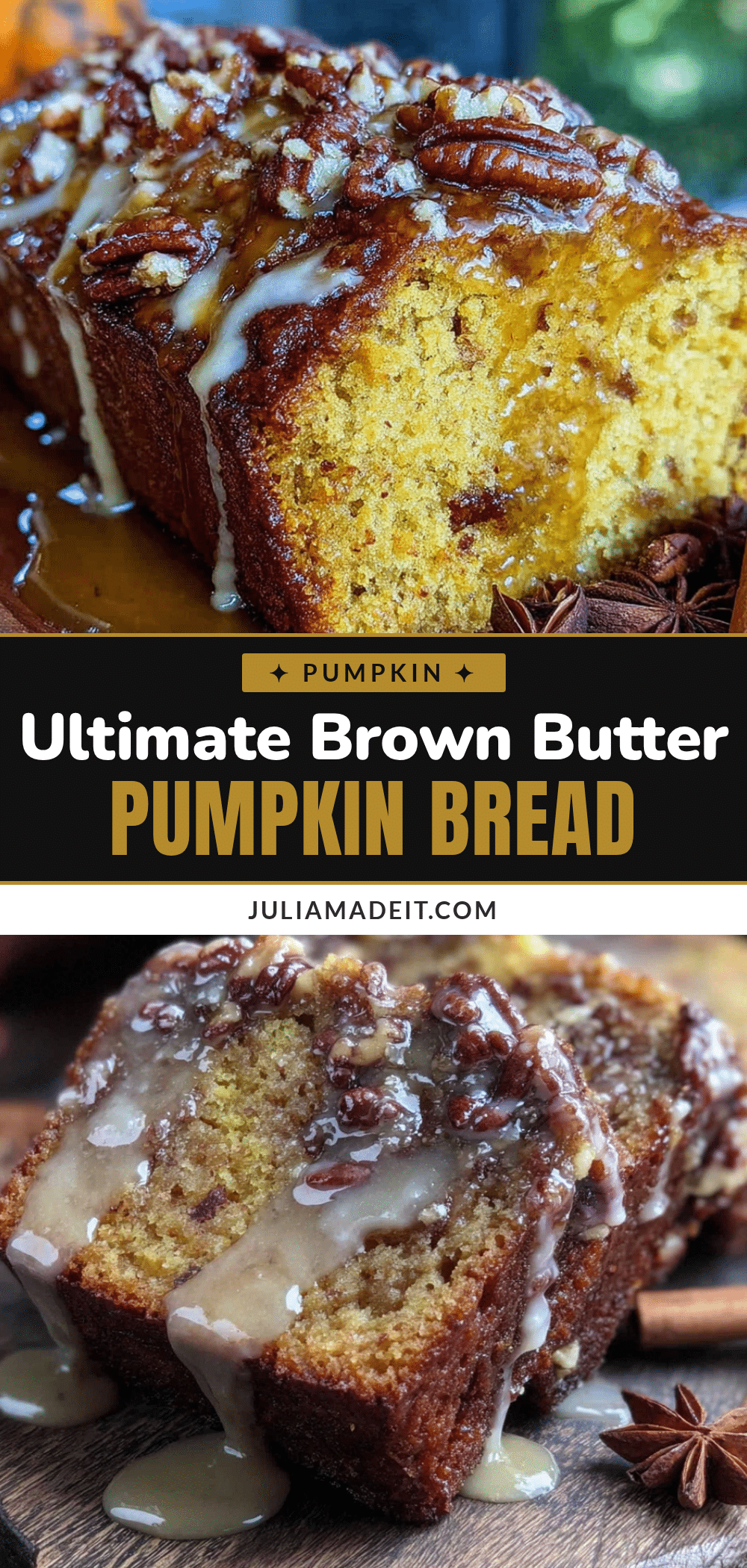 brown butter pumpkin bread recipe