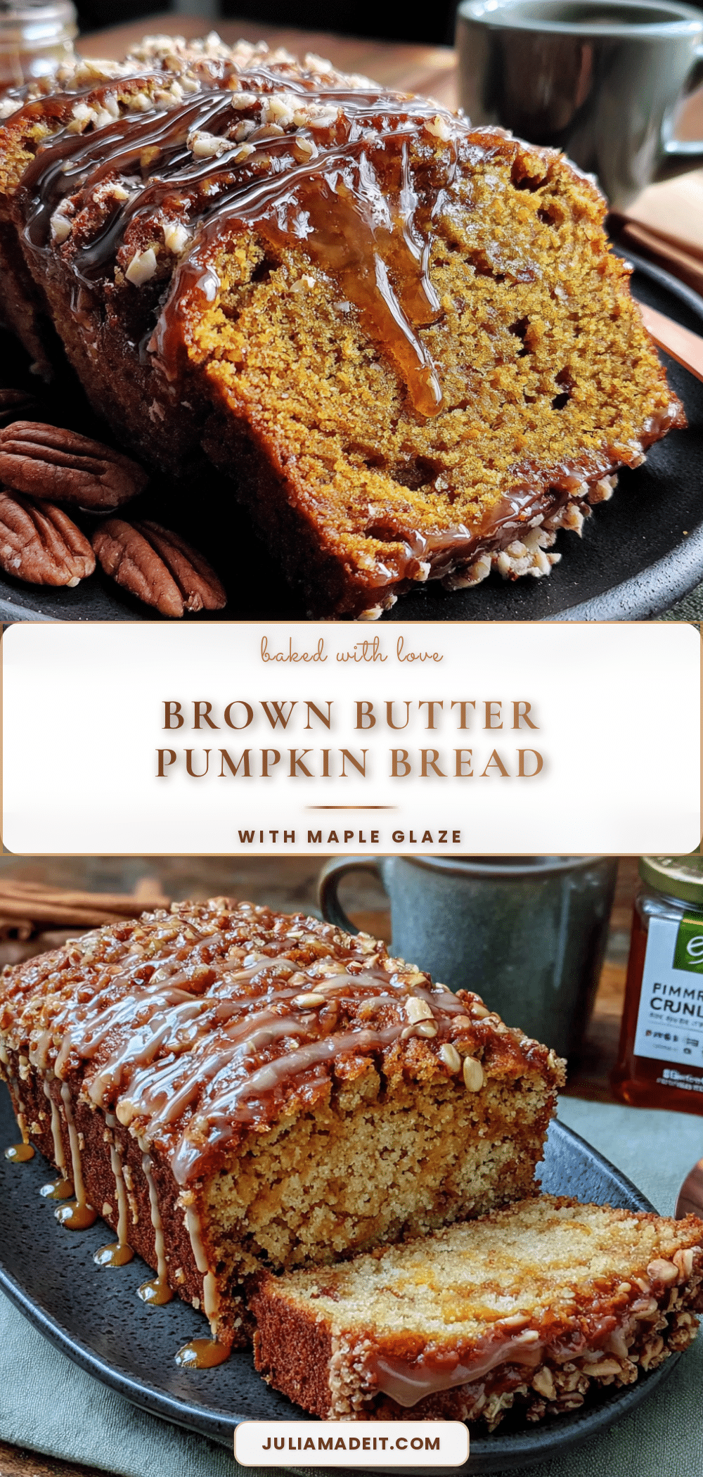 brown butter pumpkin bread recipe