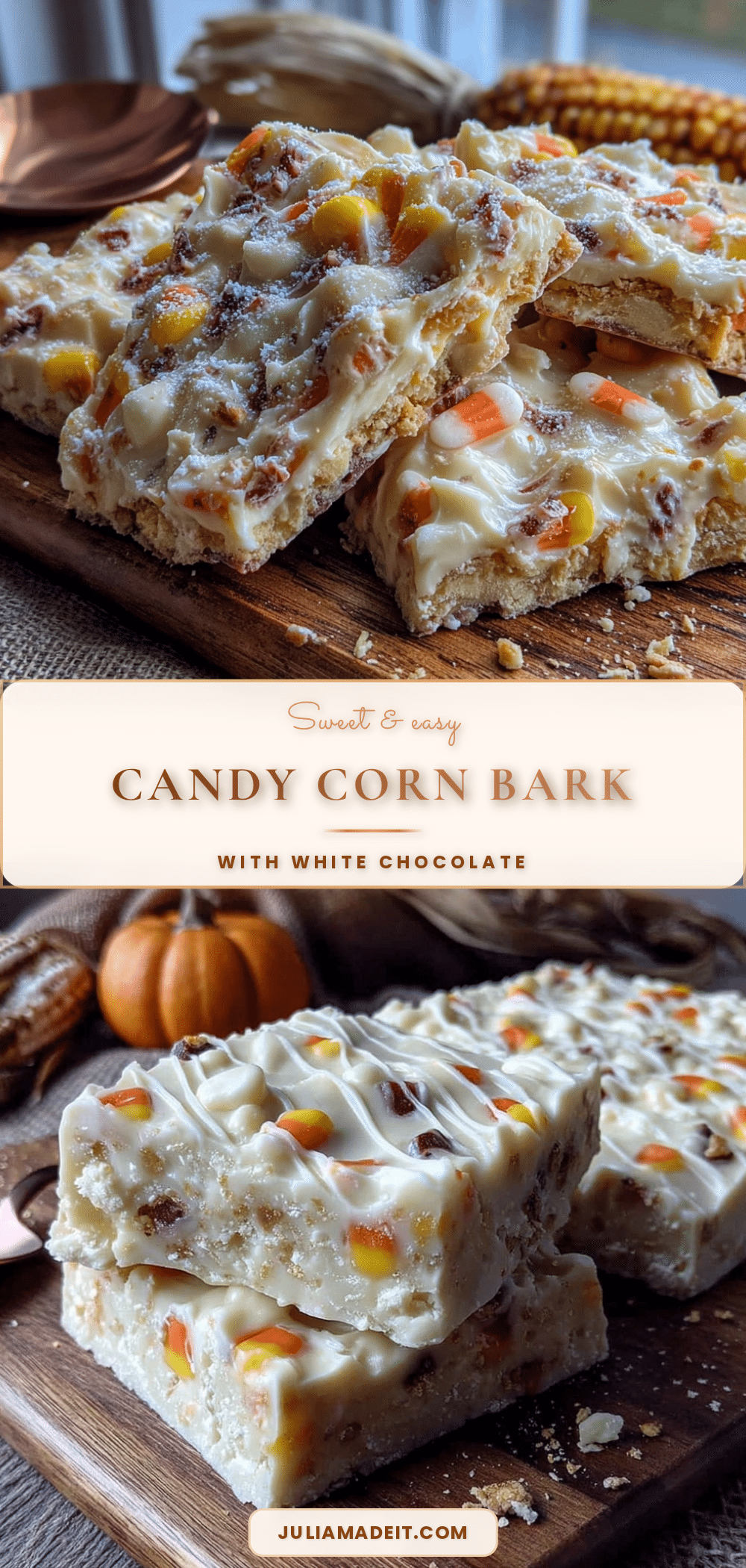 candy corn bark recipe