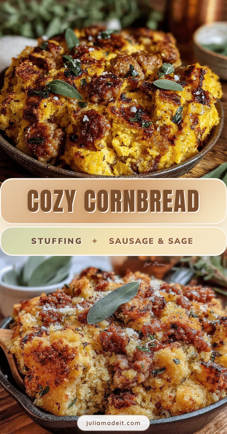 cornbread stuffing with sausage and sage recipe