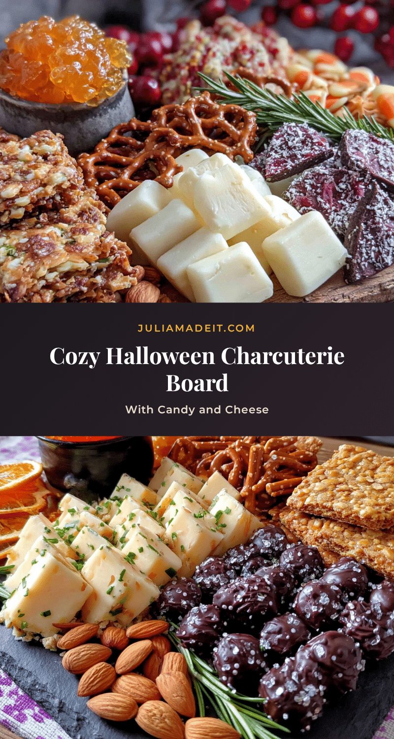 cozy Halloween charcuterie board recipe
