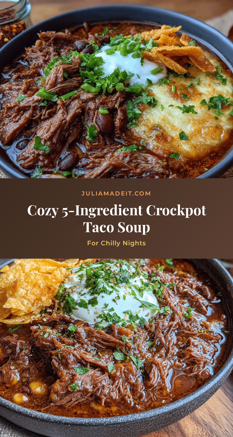 crockpot taco soup recipe
