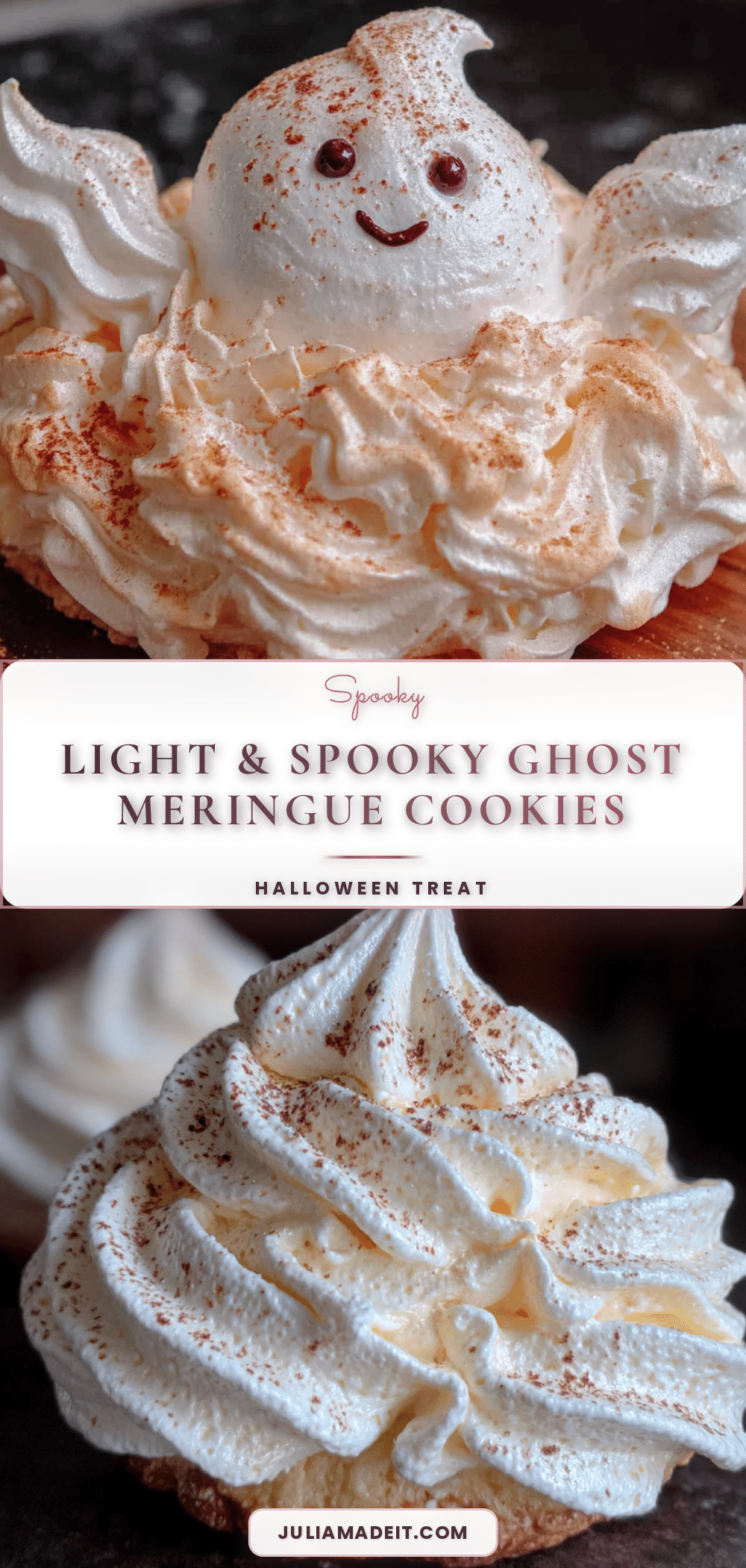 ghost meringue cookies recipe