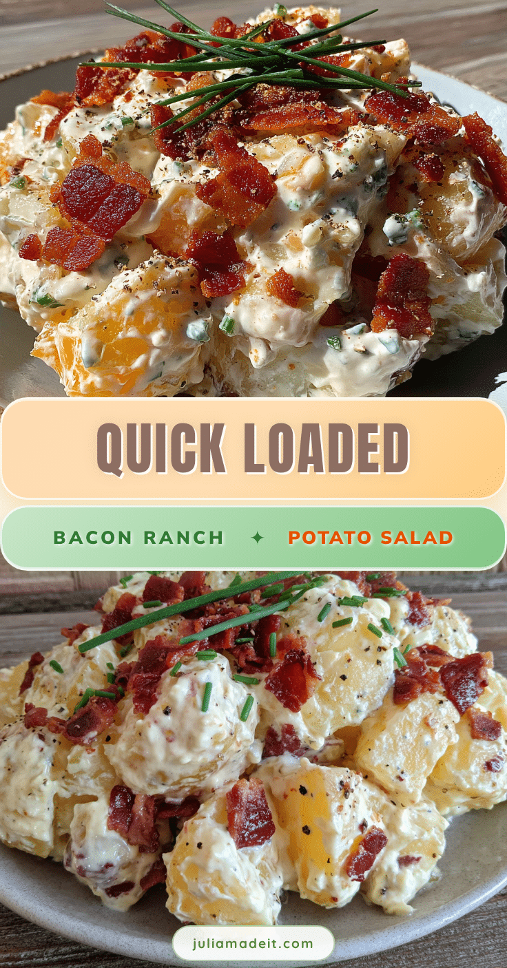 loaded bacon ranch potato salad recipe