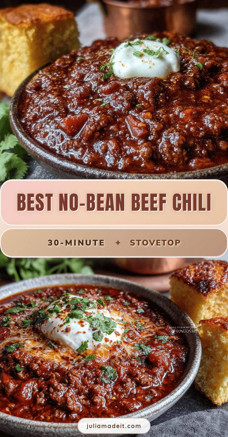 no-bean beef chili recipe