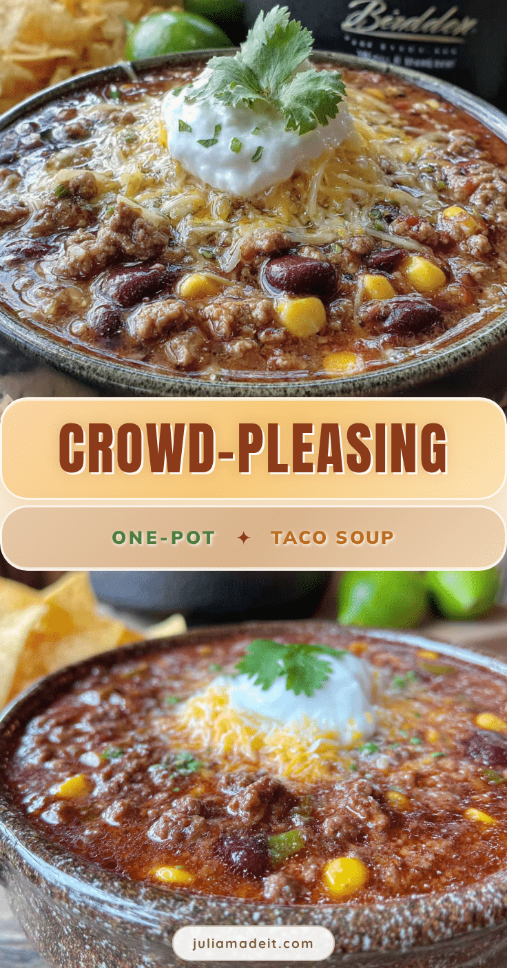 one-pot taco soup recipe