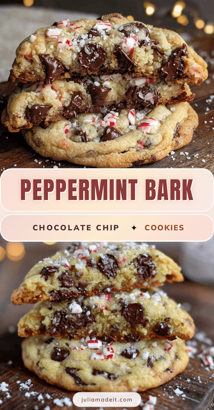 peppermint bark chocolate chip cookies recipe