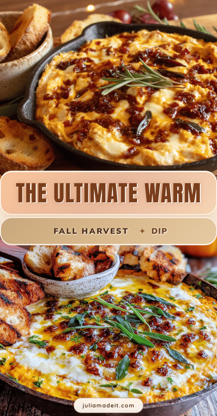 warm fall harvest dip recipe